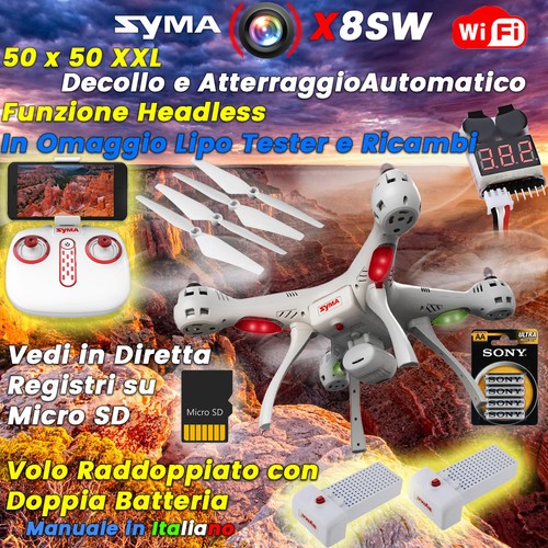 Syma x8sw one key - one, landing