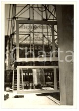 1939 ROMA Sonda petrolifera AGIP in attività alla Mostra del Minerale Fotografi