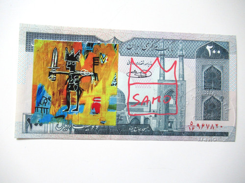 Basquiat banconota 1x - j.m., basquiat: