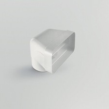 Curva Tubo Cappa Cucina Doppio attacco Rettangolare/Tonda 90° KIT0121007 Elica