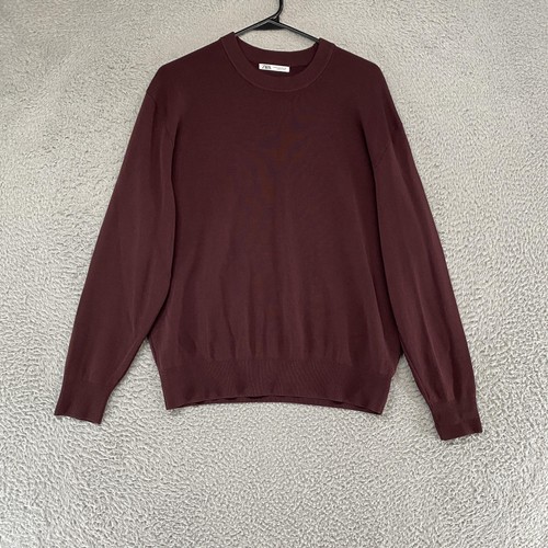 Maglione zara uomo medio rosso - uomo,