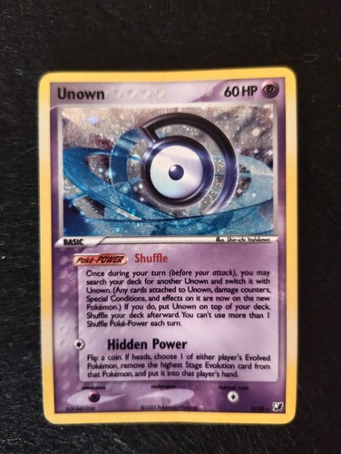 Pokemon unown holo - unown, d