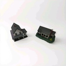 2 DIORAMI VILLETTE PER PLASTICI IN ECCELLENTI CONDIZIONI NUOVE  SCALA  N