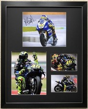 Valentino Rossi / foto firmata / autografo / incorniciata / certificato di autenticità