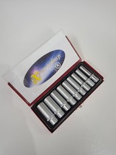 SET DI CHIAVI BUSSOLA LUNGHE DA 1/4 CHROME VANADIUM 5 - 13 mm 9 PEZZI CANDELETTE