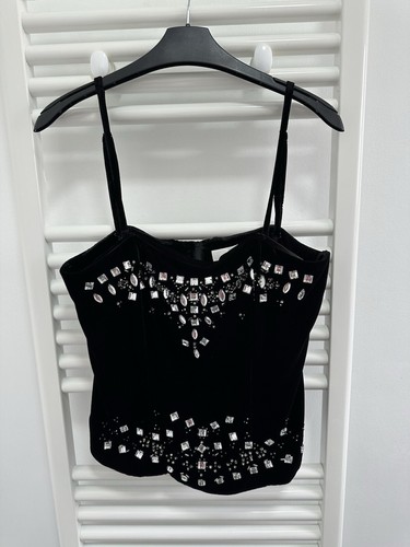 Next y2k jewelled corset top - jewelled,