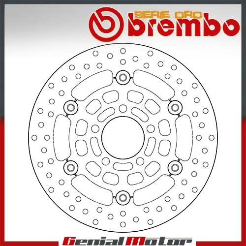 Disco freno flottante brembo - disco,