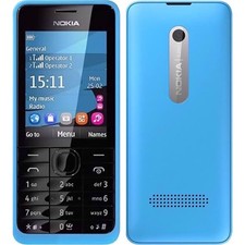Nokia Asha 301 3G blu 256 MB +