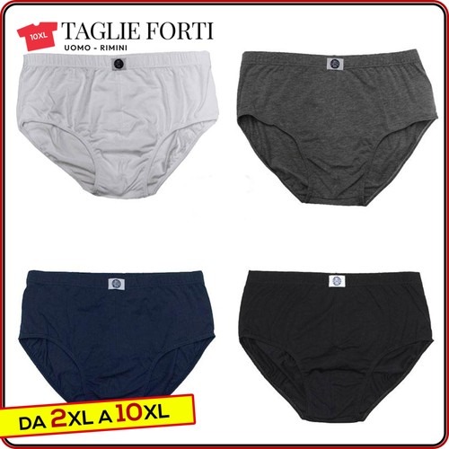 Slip uomo taglie forti cotone - slip,