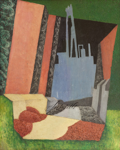 Diego rivera paesaggio urbano - rivera,