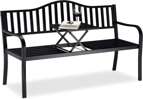 Panca giardino con tavolino - panca,
