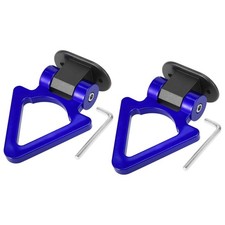 2 Blue Triangle Shape Car Tow