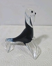 Ornamento Walruss vetro blu e