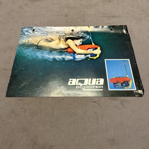 Brochure aqua scooter vintage - brochure,