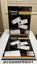 Polaroid 240 X 2 = 480 Etichette Vuote Etichette Indirizzi Adesive Decorative Inkjet