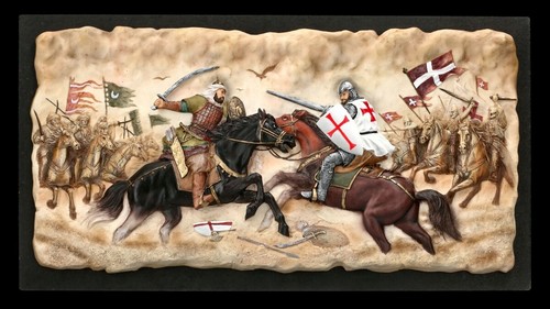 Quadro tela battaglia il - su,