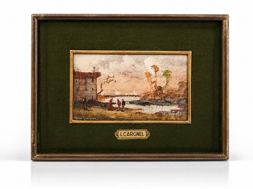 Dipinto olio paesaggio