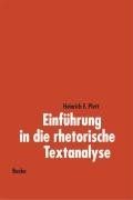 Einführung in die rhetorische Textanalyse von Plett... | Buch | Zustand sehr gut