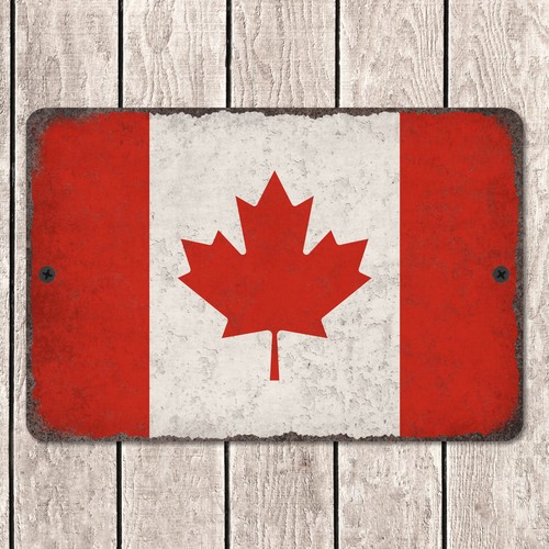 Bandiera canadese insegna