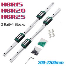 2 pezzi guida lineare