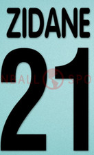 SET KIT JUVENTUS NOME E NUMERO 21 ZIDANE MAGLIA LOTTO OFFICIAL SIZE SHIRT
