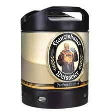 2 X Franziskaner Weissbier Perfect Draft 6 Litri Fusto 5,0 % Vol. MEHRWEG