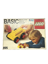LEGO BASIC  895  VINTAGE  Motore A Molla Fuori Catalogo Scatola  usurata