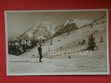 Slovenia Slovenija old posctard AK Grintavec Krvavec ski skier