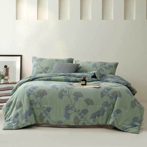 Set piumino jacquard 100%