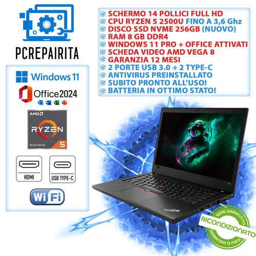 Lenovo portatile thinkpad - pc,