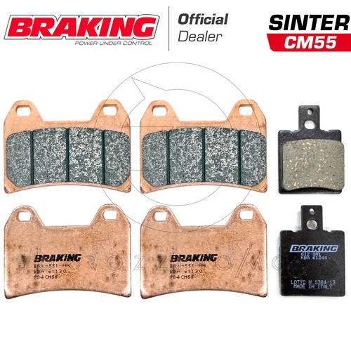Kit pastiglie freno braking - pastiglie,