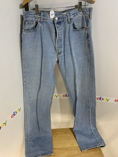 Levi 501 denim jeans - denim,
