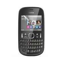 Smartphone tastiera originale Nokia Asha 200 2 MP doppia SIM 2G GSM 900 1800 QWERTY