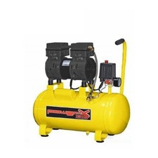 Compressore aria silenziato a secco senza olio  6 LT 8 bar 0,75 Hp silenzioso