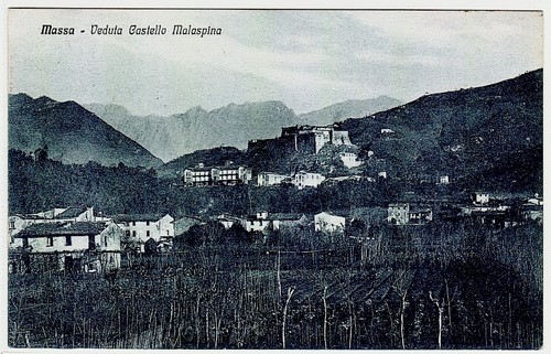 Massa veduta del - massa, castello