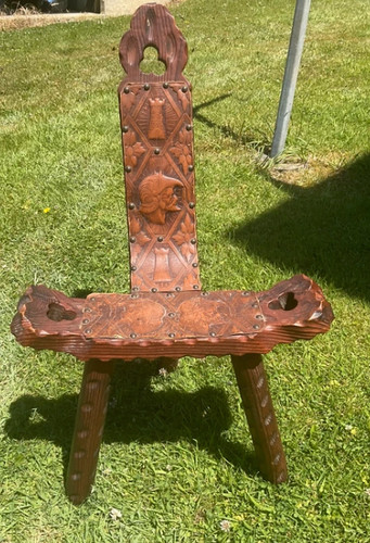 Sedia decorativa vintage - vintage, in