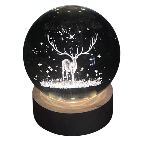 Crystal ball night - 3d,