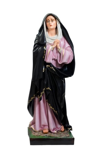 Statua madonna addolorata - addolorata, cm