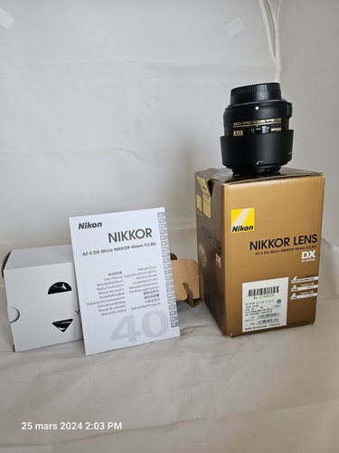 Nikon micro 40mm - af-s,