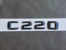 Emblema C220 Negro Brillo para