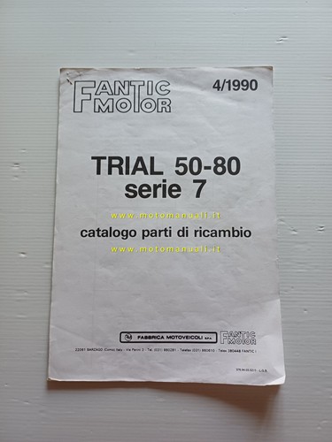 Fantic trial serie 7 - trial,