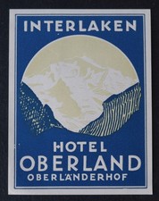 Vecchia etichetta HOTEL