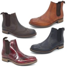 Stivali Brogue Chelsea da uomo