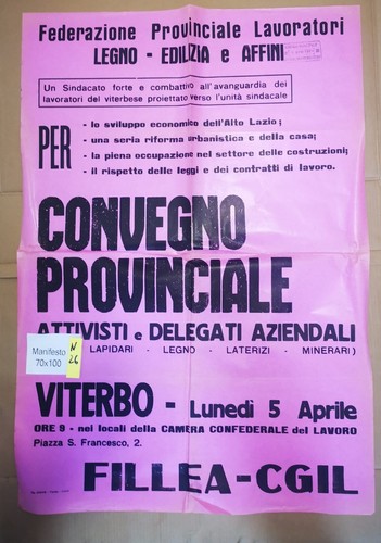 Poster manifesto fillea cgl - poster,