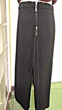 Diana Gallesi Gonna Longuette Evening NERA ELEGANTE Chiusura Cerniera Laterale