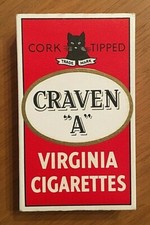 Pacchetto vuoto sigarette vintage -  Craven A - Come nuovo  !