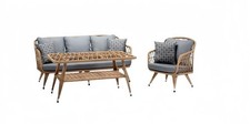 Mobili da giardino grigi set