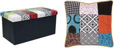 Hd6507 cassapanca patchwork - cassapanca,