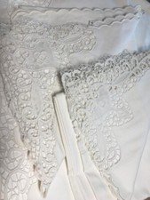 lenzuola di cotone con pizzo