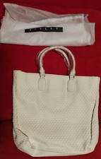 BORSA SHOPPER SISLEY BIANCA NUOVA ORIGINALE